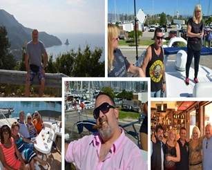 Jimmy The Bubble meets London Gang - on set photos in Corfu